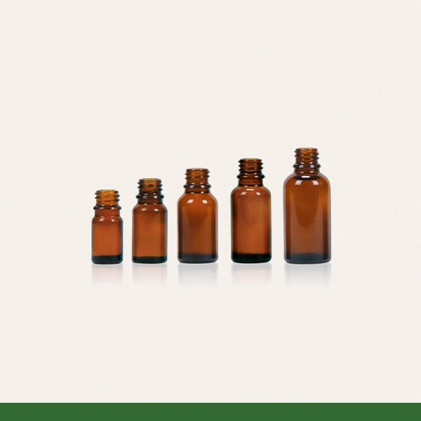 Amber Glass Essential Oil Bottle