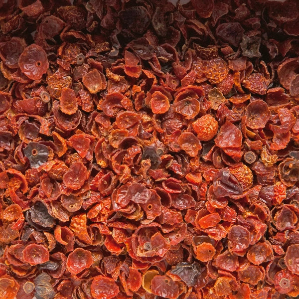 Rosehip Seedless, Cut & Sifted (Rosa canina & Rosa rubiginosa) - Dried Herb, Organic